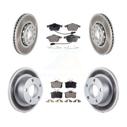 [Avant + Arrière] Kit de disque (revêtu) et plaquette (semi-métallique) de frein pour Volkswagen Passat KGF-100764