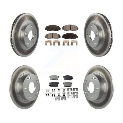 [Avant + Arrière] Kit de disque (revêtu) et plaquette (semi-métallique) de frein pour Honda Accord KGF-100792