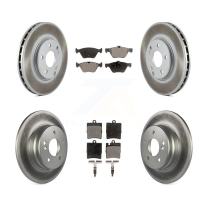 [Avant + Arrière] Kit de disque (revêtu) et plaquette (semi-métallique) de frein pour Mercedes-Benz E320 CLK320 E430 CLK430 KGF-100794