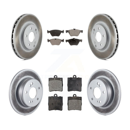 [Avant + Arrière] Kit de disque (revêtu) et plaquette (semi-métallique) de frein pour Chrysler Crossfire Mercedes-Benz SLK320 KGF-100795