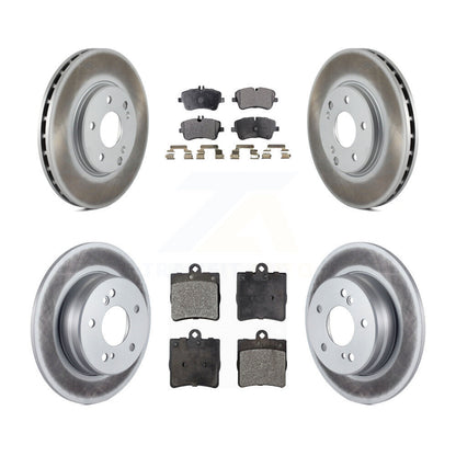 [Avant + Arrière] Kit de disque (revêtu) et plaquette (semi-métallique) de frein pour Mercedes-Benz SLK280 SLK300 KGF-100797