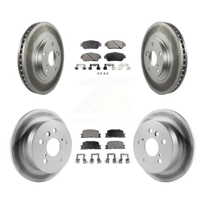 [Avant + Arrière] Kit de disque (revêtu) et plaquette (semi-métallique) de frein pour 2004-2006 Lexus ES330 KGF-100813