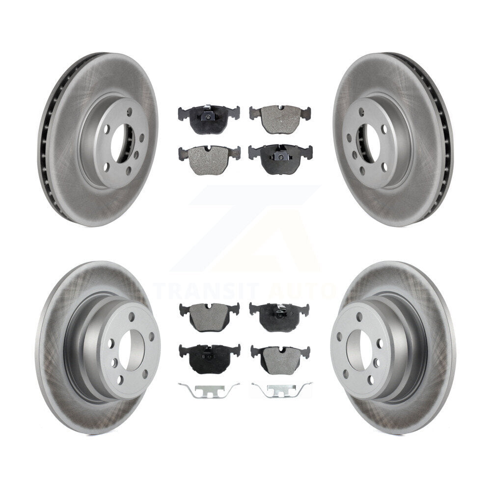 [Avant + Arrière] Kit de disque (revêtu) et plaquette (semi-métallique) de frein pour BMW X5 KGF-100818