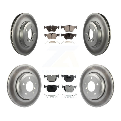 [Avant + Arrière] Kit de disque (revêtu) et plaquette (semi-métallique) de frein pour BMW 330Ci 330i 330xi KGF-100843