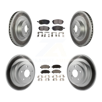 [Avant + Arrière] Kit de disque (revêtu) et plaquette (semi-métallique) de frein pour Subaru Outback Legacy Baja KGF-100862