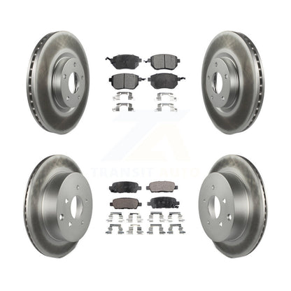 [Avant + Arrière] Kit de disque (revêtu) et plaquette (semi-métallique) de frein pour Nissan Murano Infiniti FX35 FX45 INFINITI KGF-100869