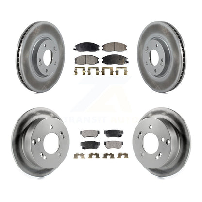 [Avant + Arrière] Kit de disque (revêtu) et plaquette (semi-métallique) de frein pour Hyundai XG350 KGF-100872