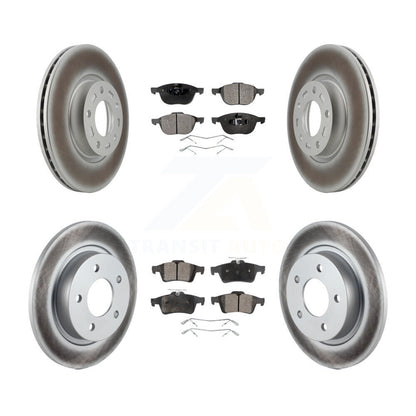 [Avant + Arrière] Kit de disque (revêtu) et plaquette (semi-métallique) de frein pour Mazda 3 Sport KGF-100876