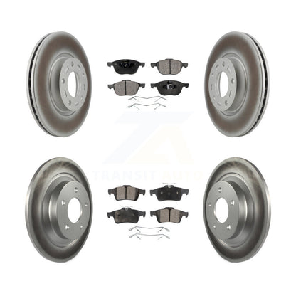 [Avant + Arrière] Kit de disque (revêtu) et plaquette (semi-métallique) de frein pour Mazda 5 KGF-100877