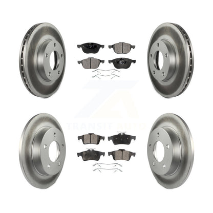 [Avant + Arrière] Kit de disque (revêtu) et plaquette (semi-métallique) de frein pour Mazda 3 Sport KGF-100881