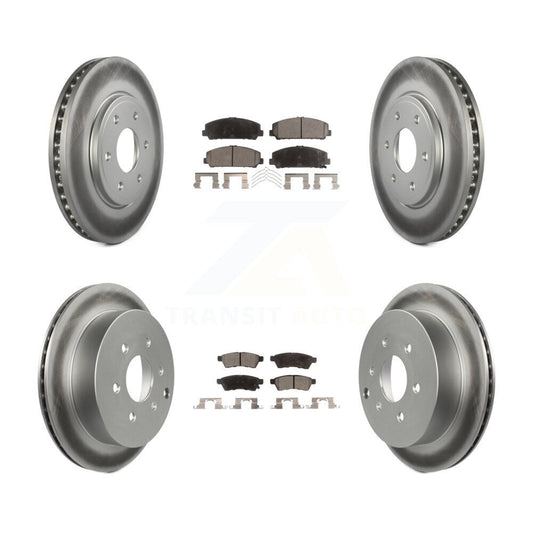 [Avant + Arrière] Kit de disque (revêtu) et plaquette (semi-métallique) de frein pour Suzuki Equator KGF-100903
