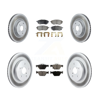 [Avant + Arrière] Kit de disque (revêtu) et plaquette (semi-métallique) de frein pour Subaru Outback Legacy WRX KGF-100908
