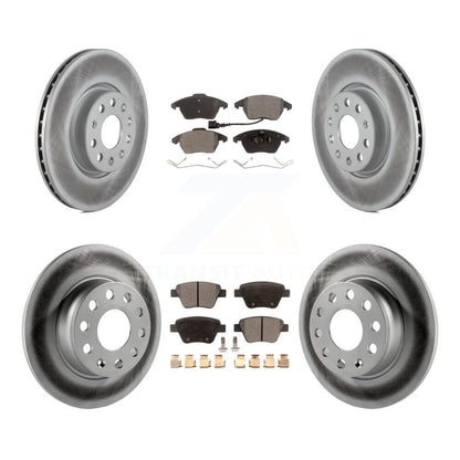 [Avant + Arrière] Kit de disque (revêtu) et plaquette (semi-métallique) de frein pour Volkswagen Beetle GTI KGF-100912
