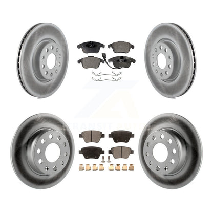 [Avant + Arrière] Kit de disque (revêtu) et plaquette (semi-métallique) de frein pour Volkswagen Passat KGF-100916