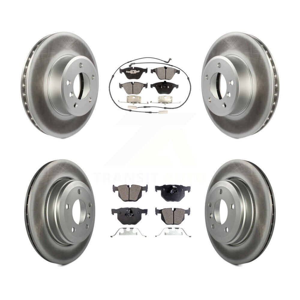 [Avant + Arrière] Kit de disque (revêtu) et plaquette (semi-métallique) de frein pour BMW 530i 525i 528i KGF-100919