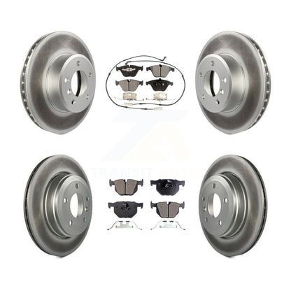 [Avant + Arrière] Kit de disque (revêtu) et plaquette (semi-métallique) de frein pour BMW 530i 525i 528i KGF-100919