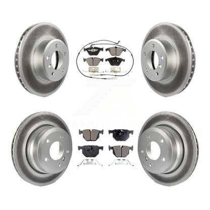 [Avant + Arrière] Kit de disque (revêtu) et plaquette (semi-métallique) de frein pour BMW 530xi 535xi 528i xDrive 535i 528xi 525xi KGF-100920