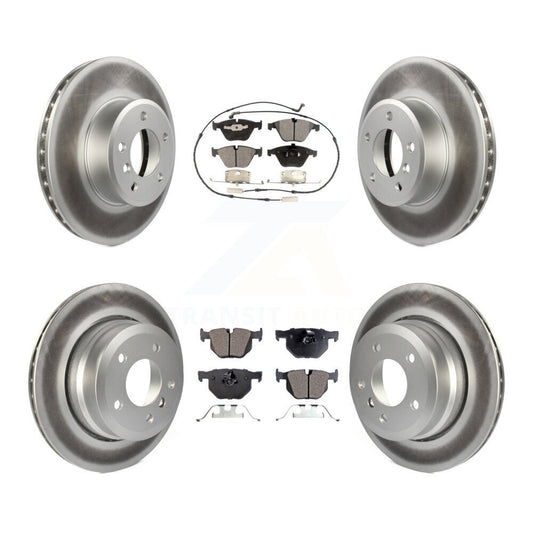 [Avant + Arrière] Kit de disque (revêtu) et plaquette (semi-métallique) de frein pour BMW 530xi 535xi 528i xDrive 535i 528xi 525xi KGF-100920