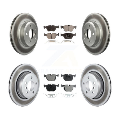 [Avant + Arrière] Kit de disque (revêtu) et plaquette (semi-métallique) de frein pour 2004-2010 BMW X3 KGF-100921