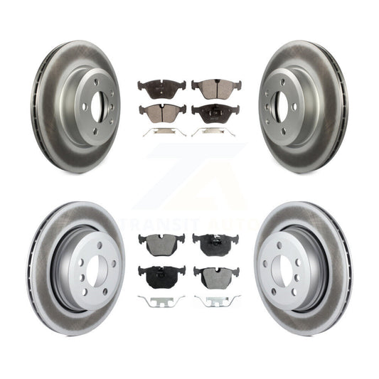 [Avant + Arrière] Kit de disque (revêtu) et plaquette (semi-métallique) de frein pour 2004-2010 BMW X3 KGF-100921