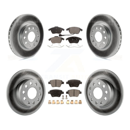 [Avant + Arrière] Kit de disque (revêtu) et plaquette (semi-métallique) de frein pour Volkswagen Beetle KGF-100932