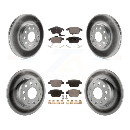 [Avant + Arrière] Kit de disque (revêtu) et plaquette (semi-métallique) de frein pour Volkswagen Beetle KGF-100932