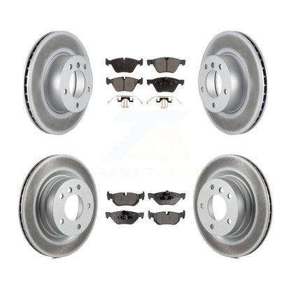 [Avant + Arrière] Kit de disque (revêtu) et plaquette (semi-métallique) de frein pour BMW 328i 325i 323i KGF-100964