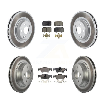 [Avant + Arrière] Kit de disque (revêtu) et plaquette (semi-métallique) de frein pour Mercedes-Benz CLS550 CLS500 E550 KGF-100987