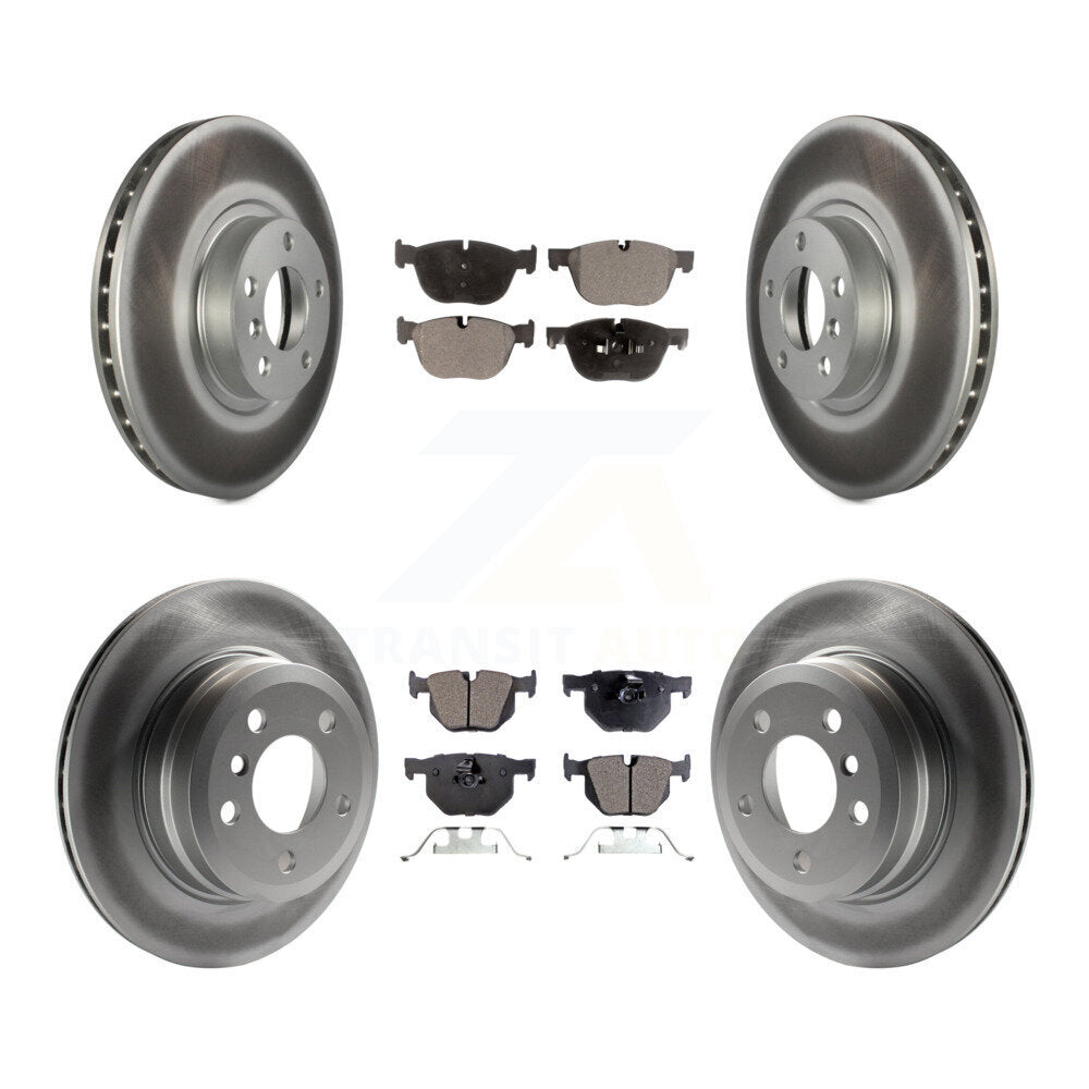 [Avant + Arrière] Kit de disque (revêtu) et plaquette (semi-métallique) de frein pour BMW X5 X6 KGF-100998