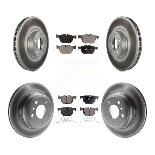 [Avant + Arrière] Kit de disque (revêtu) et plaquette (semi-métallique) de frein pour BMW X5 X6 KGF-100998