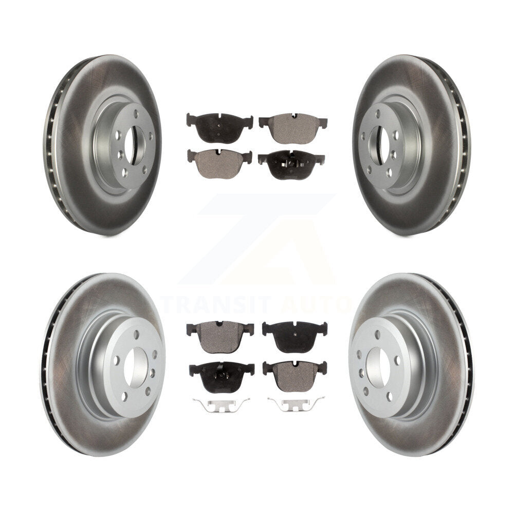 [Avant + Arrière] Kit de disque (revêtu) et plaquette (semi-métallique) de frein pour BMW X5 X6 KGF-101000