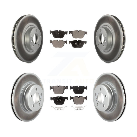 [Avant + Arrière] Kit de disque (revêtu) et plaquette (semi-métallique) de frein pour BMW X5 X6 KGF-101000