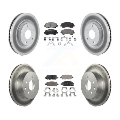 [Avant + Arrière] Kit de disque (revêtu) et plaquette (semi-métallique) de frein pour Nissan Rogue Select KGF-101024