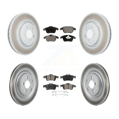 [Avant + Arrière] Kit de disque (revêtu) et plaquette (semi-métallique) de frein pour Jaguar XF XK Vanden Plas XJ8 S-Type KGF-101030