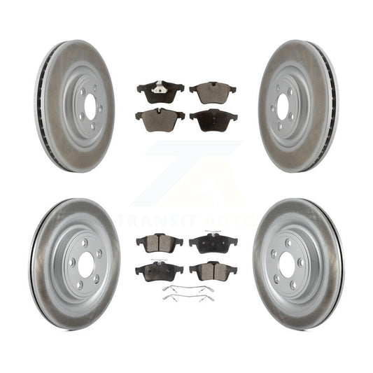 [Avant + Arrière] Kit de disque (revêtu) et plaquette (semi-métallique) de frein pour Jaguar XF XJ XKR XK KGF-101031