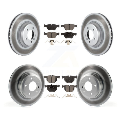 [Avant + Arrière] Kit de disque (revêtu) et plaquette (semi-métallique) de frein pour 2007 BMW 335xi KGF-101032