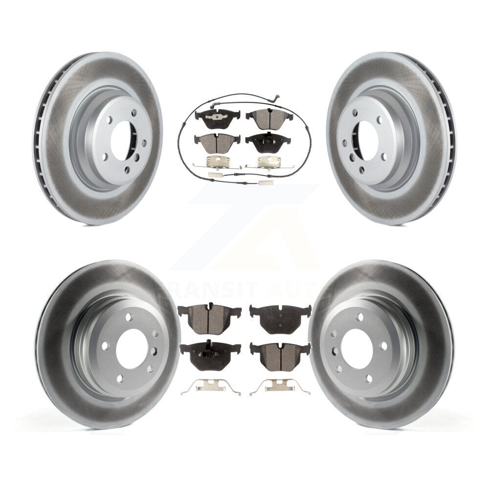 [Avant + Arrière] Kit de disque (revêtu) et plaquette (semi-métallique) de frein pour BMW 335i xDrive X1 335d 335xi 335is KGF-101033
