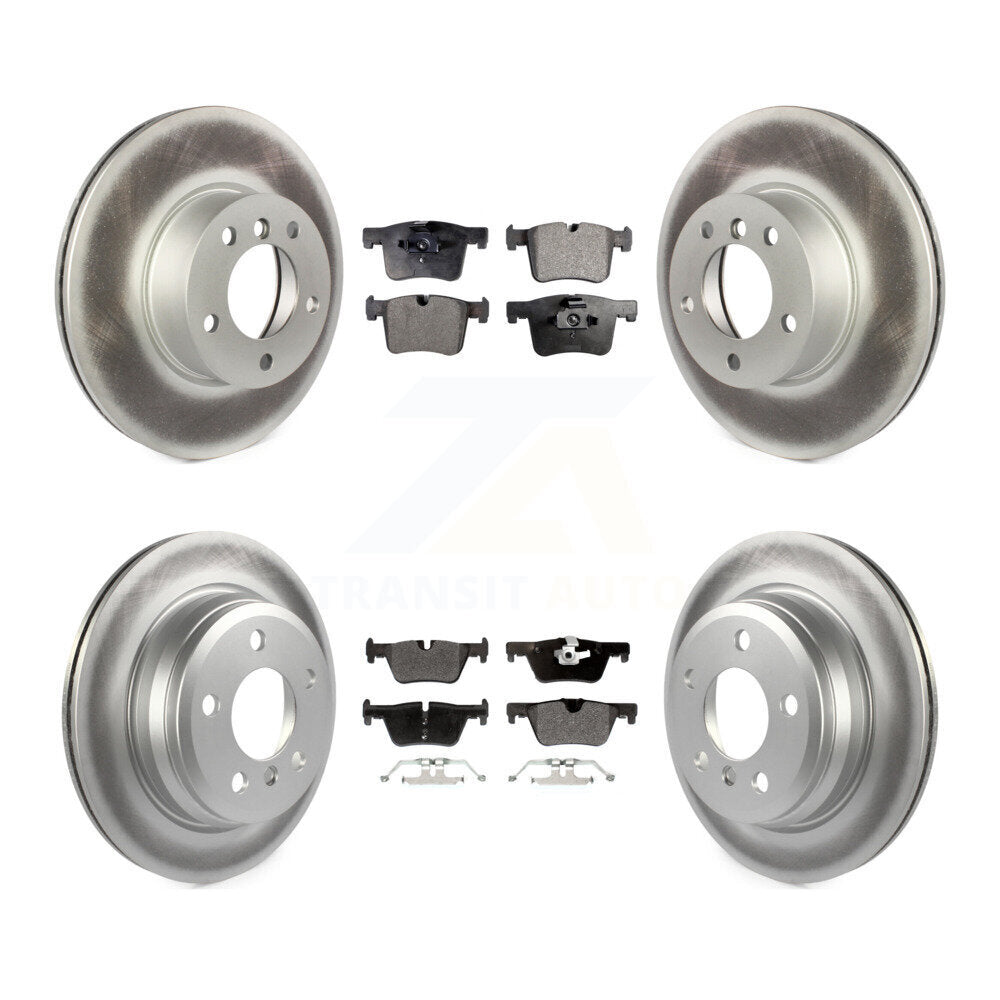 [Avant + Arrière] Kit de disque (revêtu) et plaquette (semi-métallique) de frein pour BMW 328i xDrive 320i 330i 428i 430i Gran Coupe 328d GT KGF-101037