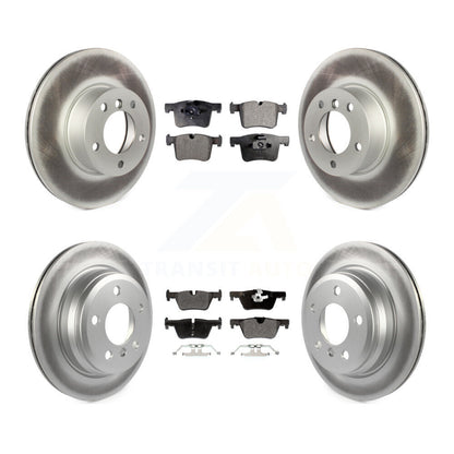 [Avant + Arrière] Kit de disque (revêtu) et plaquette (semi-métallique) de frein pour BMW 328i xDrive 320i 330i 428i 430i Gran Coupe 328d GT KGF-101037