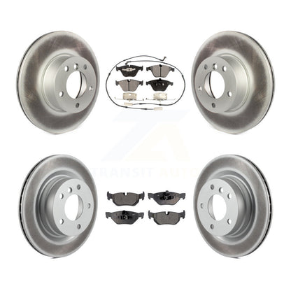 [Avant + Arrière] Kit de disque (revêtu) et plaquette (semi-métallique) de frein pour BMW 328i 323i KGF-101039