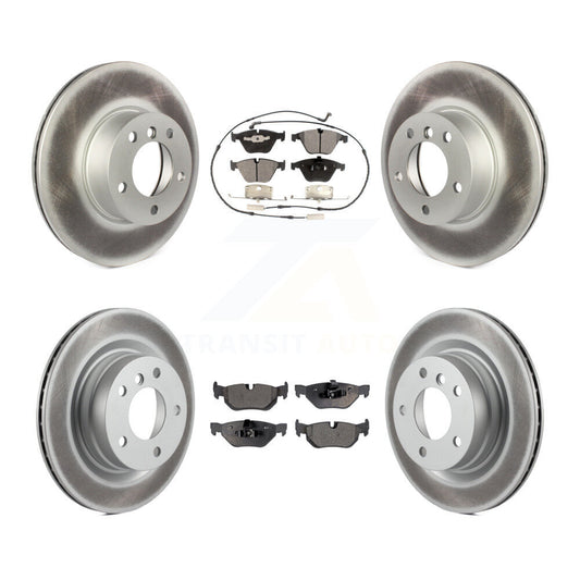 [Avant + Arrière] Kit de disque (revêtu) et plaquette (semi-métallique) de frein pour BMW 328i 323i KGF-101039