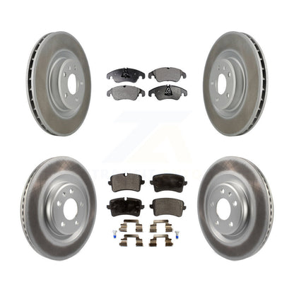 [Avant + Arrière] Kit de disque (revêtu) et plaquette (semi-métallique) de frein pour Audi A6 Quattro A7 KGF-101049