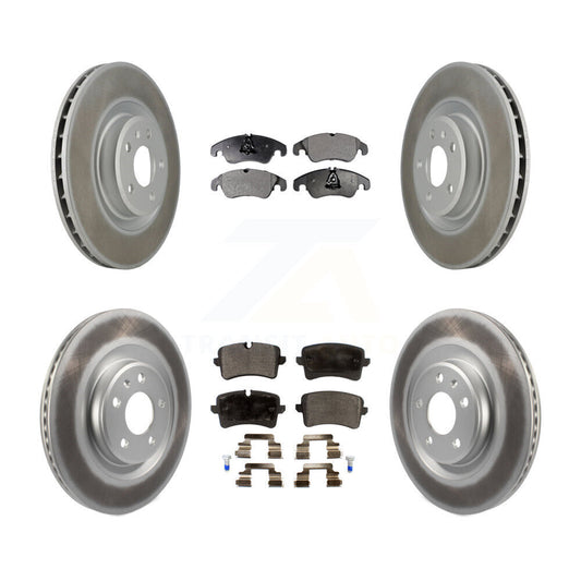 [Avant + Arrière] Kit de disque (revêtu) et plaquette (semi-métallique) de frein pour Audi A6 Quattro A7 KGF-101049