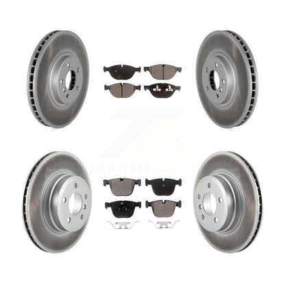 [Avant + Arrière] Kit de disque (revêtu) et plaquette (semi-métallique) de frein pour BMW X5 X6 xDrive50i KGF-101055