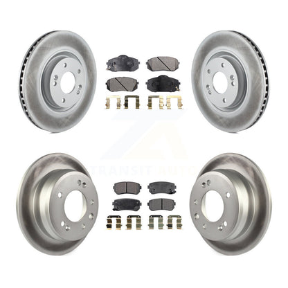[Avant + Arrière] Kit de disque (revêtu) et plaquette (semi-métallique) de frein pour 2015 Hyundai Tucson FWD avec FUEL CELL EV (FCEV) engine KGF-101095