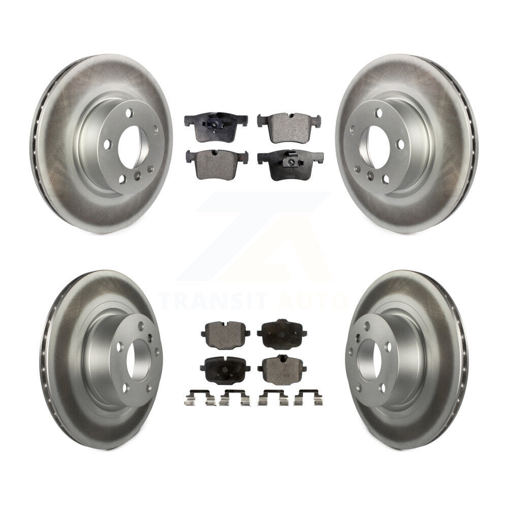 [Avant + Arrière] Kit de disque (revêtu) et plaquette (semi-métallique) de frein pour 2012 BMW X3 From 10 11 KGF-101104