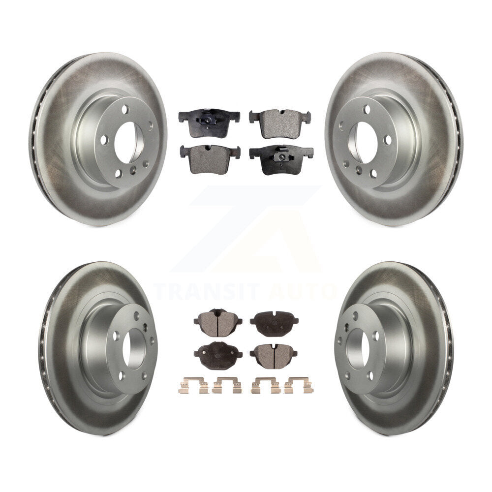 [Avant + Arrière] Kit de disque (revêtu) et plaquette (semi-métallique) de frein pour BMW X3 X4 KGF-101105