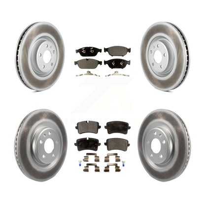 [Avant + Arrière] Kit de disque (revêtu) et plaquette (semi-métallique) de frein pour Audi A6 Quattro A7 KGF-101109