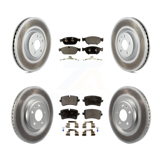 [Avant + Arrière] Kit de disque (revêtu) et plaquette (semi-métallique) de frein pour Audi A6 Quattro A7 KGF-101109