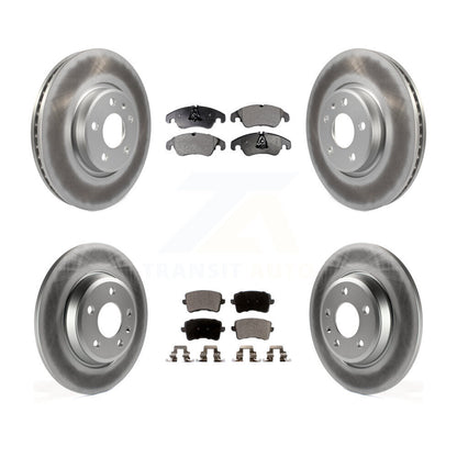 [Avant + Arrière] Kit de disque (revêtu) et plaquette (semi-métallique) de frein pour Audi A4 Q5 A5 Quattro allroad KGF-101110